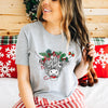 Highland Christmas Cow TEE