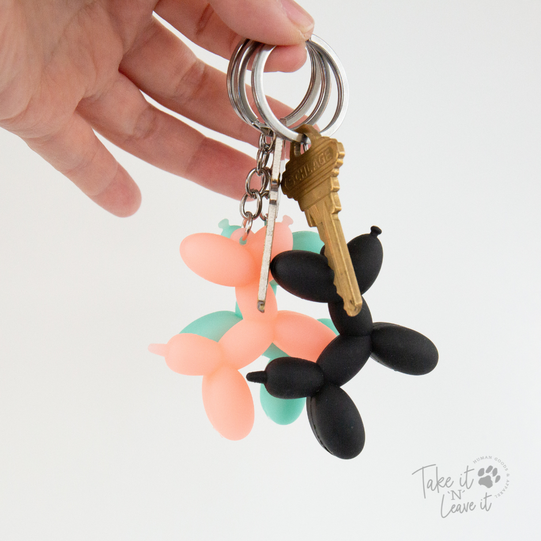 Balloon Dog Key Chain