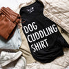 Dog Cuddling Shirt - Boyfriend Tee
