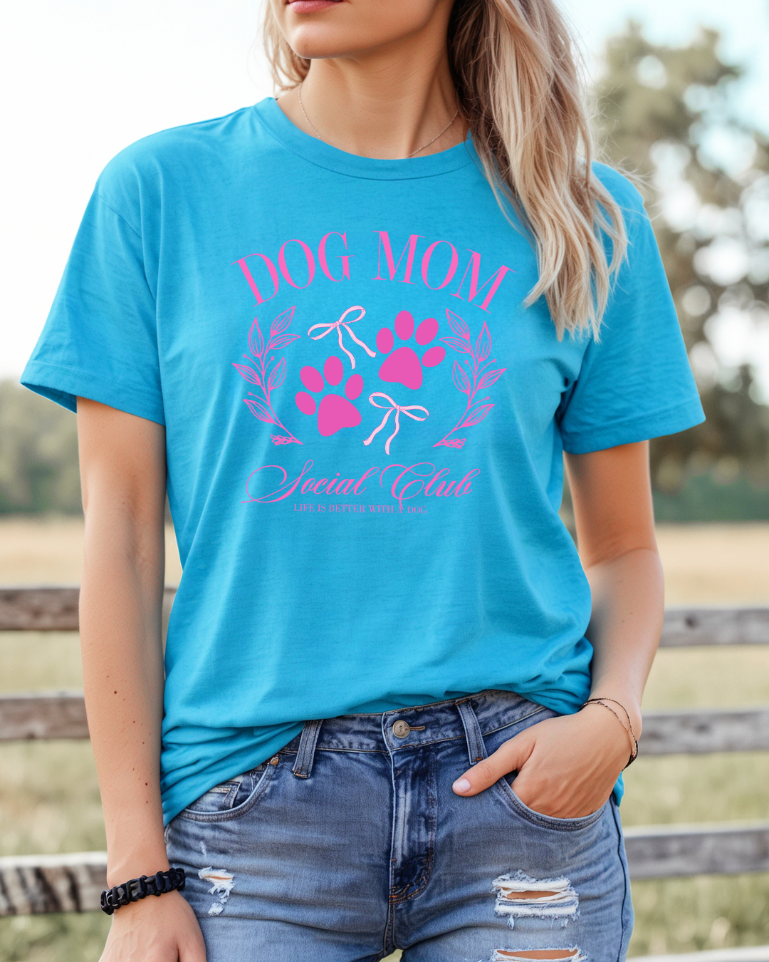 Dog Mom Social Club Tee